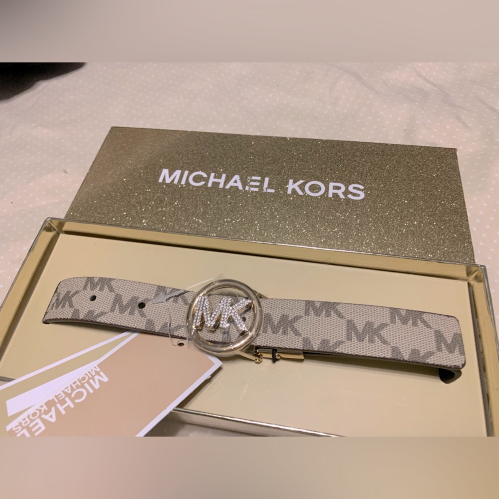 Michael Kors Gold Belt size S/M